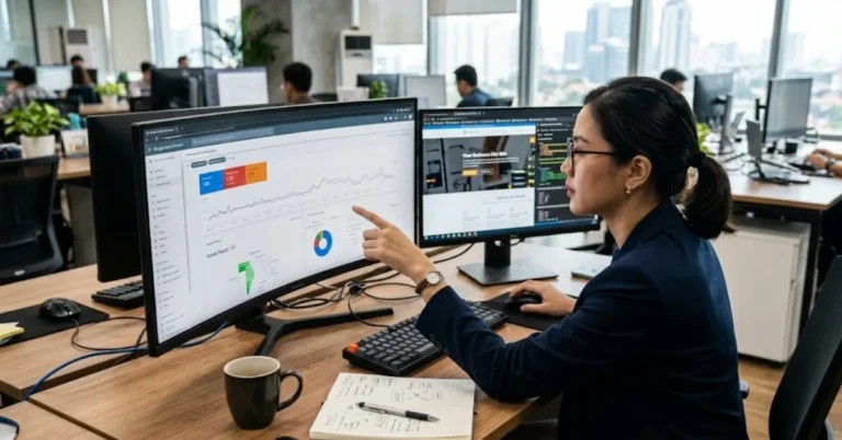 Tampilan data audit SEO website untuk mengecek masalah performa bisnis online.