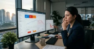 Tim memantau penurunan trafik dan metrik website untuk menemukan tanda performa menurun di Google.